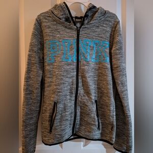 Pink zip up sweatshirt